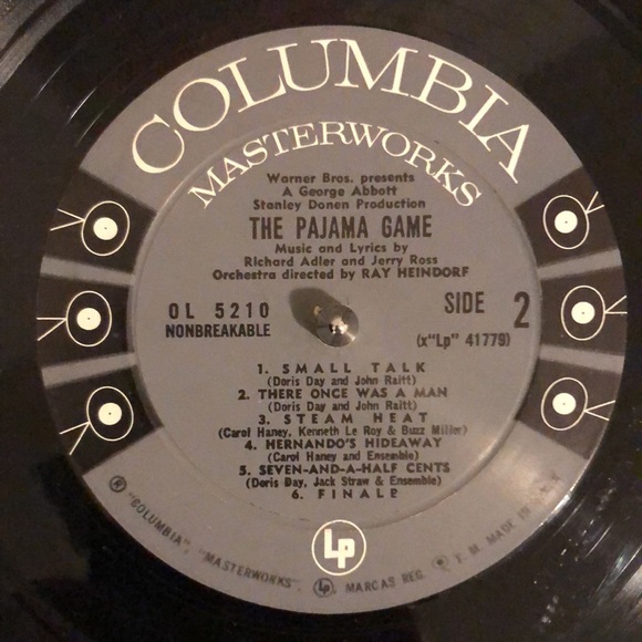 Adler And Ross, Doris Day The Pajama Game Movie Soundtrack Vinyl Lp - Picture 6 of 8